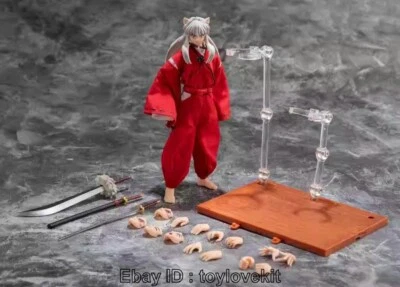 GT gran modelo de juguete Inuyasha 1/12 6" kits de garaje juguetes figura de acción reimpresión caja de entrada Foto 1 de 4