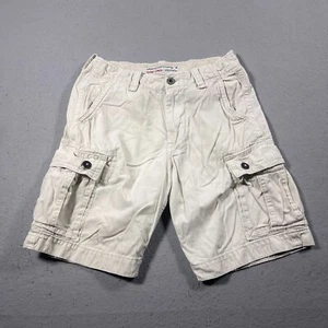 Pantalones Cortos Carga American Eagle Hombres 31 Beige Calce Clásico 100% Algodón Bolsillos Utilitarios - Imagen 1 de 8