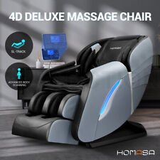 HOMASA Electric Massage Chair 4D Shiatsu Zero Gravity SL-Track Recliner Chair