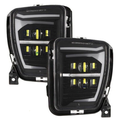 DRL LED Fog Lights For Dodge Ram 1500 Accessories 2013 2014 2015 2016 2017 2018 - Image 1 of 4