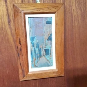 Parker Lee Künstler Vintage Original Gerahmtes Gemälde - Bild 1 von 11