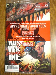Wolverine Revenge #1 Red Band Polybag Variant Key NM Capullo Hickman Marvel MCU - Picture 1 of 1