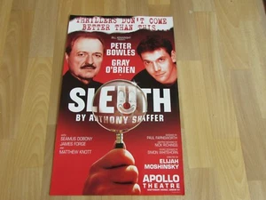 Peter Bowles & Gray O'Brien in SLEUTH Original Apollo Theater Poster - Bild 1 von 3