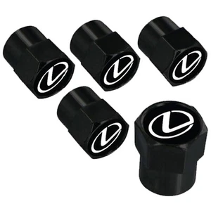 Lexus Tire Valve Stem Caps (Black) - Picture 1 of 1