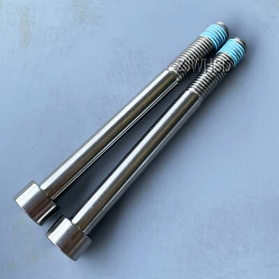 2 piezas M9 x 1,25 x 95 Ti titanio tornillo perno Allen hexagonal enchufe tapa cabeza + bloqueo de rosca Foto 1 de 2