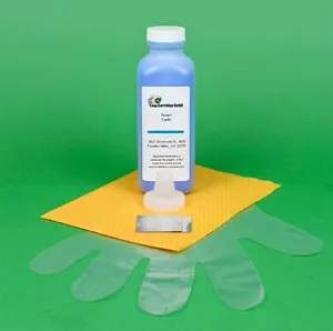 Ricarica toner ciano Ricoh Aficio CL1000N SP C210 C210SF 402071. 210gr. Pagine 6,6K - Foto 1 di 1