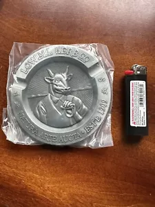 Lowell Farms Heavy Quality Ashtray Silver Big Brand New - Picture 1 of 3