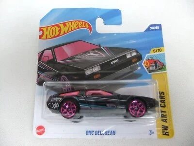 HOT WHEELS DMC DELOREAN HW ART CARS 2025 NUOVO BLISTERATO - Immagine 1 di 4