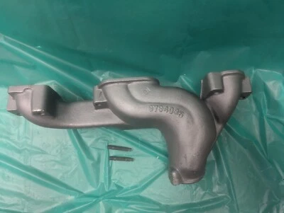 New Repo 1968-1970 Pontiac RAM AIR Round Port Exhaust Manifold LH GTO #9794035 - Image 1 of 4