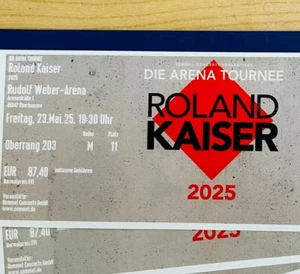 Roland Kaiser Konzert Oberhausen 23.05.2025 2 Tickets - Bild 1 von 1