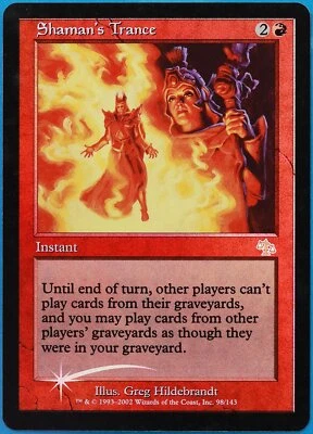 Shaman's Trance FOIL Judgment PLD Red Rare MAGIC MTG CARD (ID# 483913) ABUGames - Image 1 of 2
