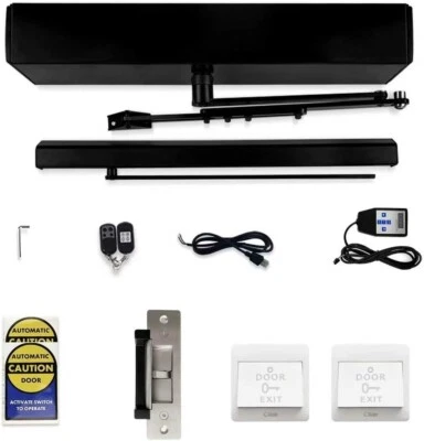 Olide Automatic Electric Swing Opener with Exit Button and Stainless Steel Lock - Image 1 of 4