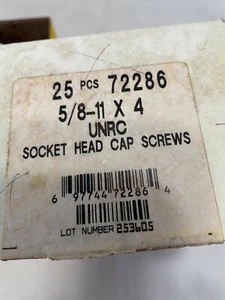 23 holo chrome socket cap screws. 5/8-11X4 UNRC. - Picture 1 of 4