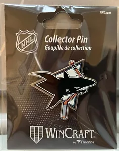 SAN JOSE SHARKS RETRO LOGO LAPEL COLLECTOR PIN WINCRAFT - Imagen 1 de 1
