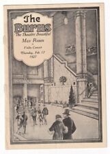 VINTAGE PLAYHOUSE THE BURNS THE THEATER BEAUTIFUL PROGRAM ORIG 1927 Photo Y 282