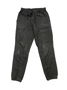 Athleta Women's Size 2 Solid Black Cotton Farallon Jogger Pants - Picture 1 of 4