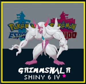 Grimmsnarl gigamax Shiny 6 Ivs Pokemon Espada Escudo - Picture 1 of 3