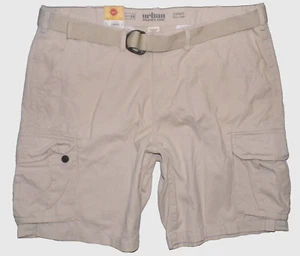 Herren Urban Pipeline klassische Länge beige Cargo Shorts mit Gürtel Größe 43x10 Neu mit Etikett - Bild 1 von 3