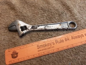 vintage Proto Professional 6" Adjustable Wrench 706 Made in USA - Picture 1 of 2