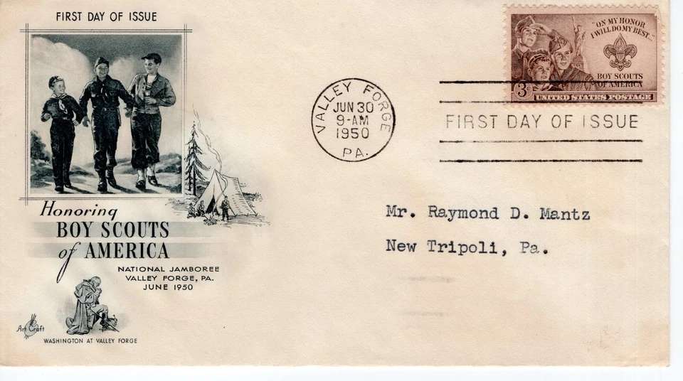 HONORING BOY SCOUTS OF AMERICA - 1950 - DC425 - Image 1 of 1