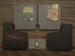 Star Tropics + Zoda's Revenge 1 + 2 (Nintendo NES) Authentic Tested - Picture 1 of 3