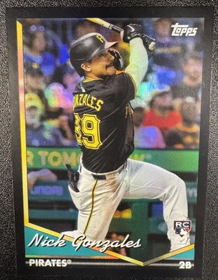2024 Topps Archives - 1994 Topps Nick Gonzales #227 Black Foilboard (RC) - Image 1 of 2