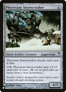 NM U - Phyrexian Snowcrusher: The List - Picture 1 of 1
