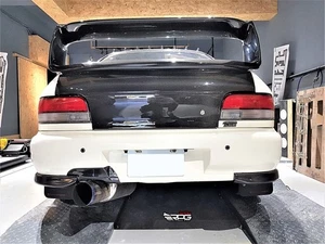 RPG Carbon Rear Bumper Valance Skirt Set for 97-01 Subaru Impreza WRX STi GC8 - Picture 1 of 12