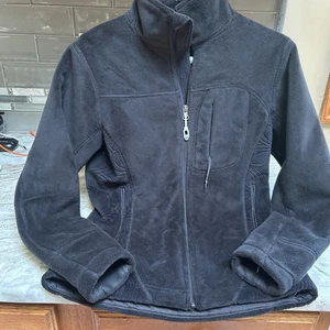 Mountain Hardwear Womans Full Zipper Fleece Sable Jacket Sz.XS/Jet Black/Design - Picture 1 of 9