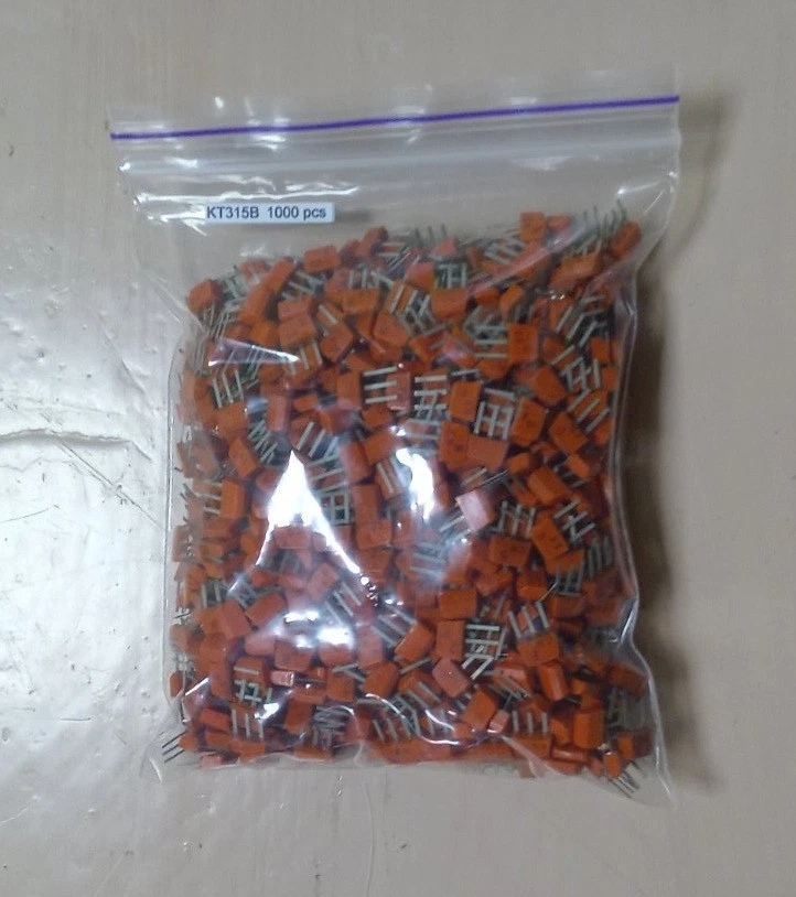 KT315A–KT315I Silicon NPN Transistors | USSR | Vintage NOS 100 pcs Lot