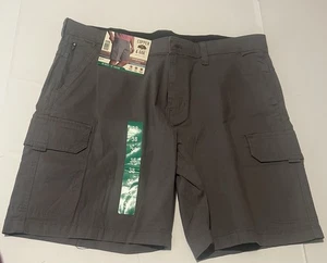 Pantalones Cortos Carga Para Hombre Cobre y Roble Elastizados Venture Ripstop 38-10" Gris Nuevo - Imagen 1 de 6