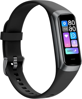 Keep Health Fitness Trackers for Women Men Amoled Step Counter Slim Thin - Image 1 of 4