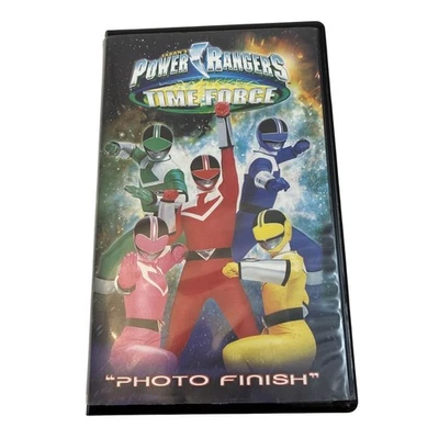 2001 Power Rangers Time Force “Photo Finish” VHS **RARE** Must Have - Image 1 of 4