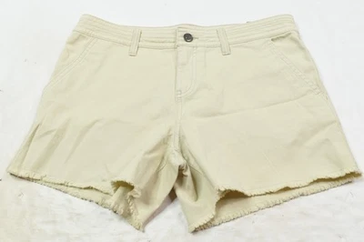 Shorts feminino prAna Sancho 6 bege tingido cintura média ajuste padrão - Imagem 1 de 4