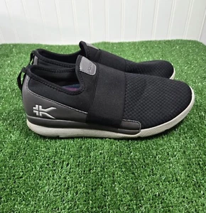 Scarpe da tennis donna taglia 10,5 Kuru Ellie sneakers slip-on basse passeggio nere  - Foto 1 di 11