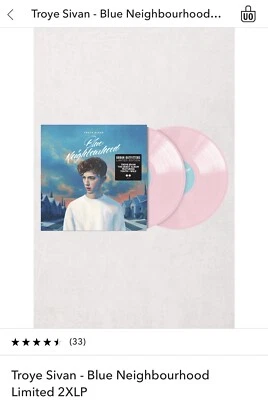 Troye Sivan - Blue Neighbourhood PINK Double Vinyl 2XLP 5th Anniversary Ship Now - Imagem 1 de 3