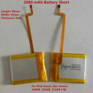 LG 2000mAh Battery Upgrade replacement fr iPod Classic 6.7 &Video 5 5.5 Thin NEW - Picture 1 of 6