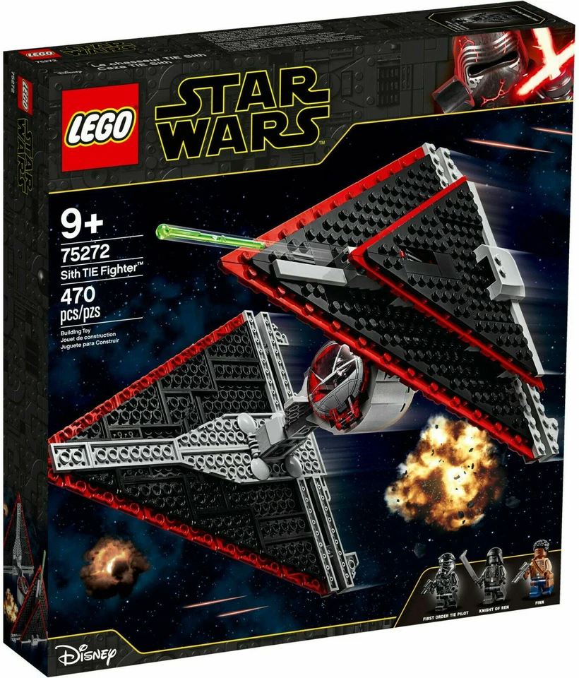 75272 SITH TIE FIGHTER legos star wars NEW lego set KNIGHT REN first order pilot - Image 1 of 1