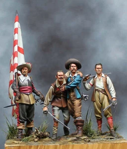 Beneito Español Tercio 4 Figuras Viñeta 54mm Resina y Metal Kit - Imagen 1 de 9