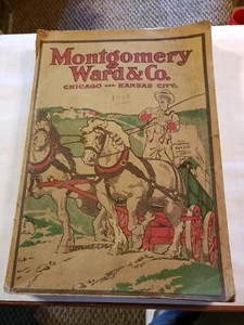 LARGE Original 1912 Montgomery Ward catalog #80 Chicago KANSAS City guns ammo - Picture 1 of 7