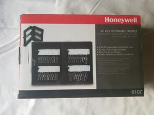 Honeywell 6107 40-Slot Key Cabinet Lock Box Steel Black Combination Secure Organ - Picture 1 of 13
