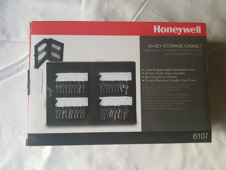 Honeywell 40 Key Storage Cabinet With Combination Lock Model 6107