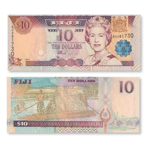 Fiji 10 Dollars, 2002, B517a, P106a, UNC - Picture 1 of 2