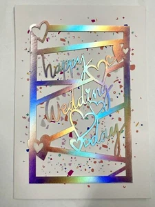 Hallmark Wedding Card Happy Wedding Day Ol - Picture 1 of 3