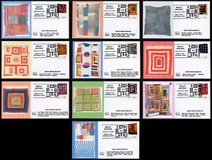 USA, SCOTT # 4089-4098, SET OF 10 TOM'S FDC COVERS 2006 QUILTS OF GEE'S BEND - Picture 1 of 11