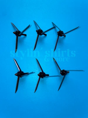 Turkey Head Hunting Point Archery Fixed Three Blade Broadheads 125 Grain 3 3/4" - Image 1 of 4