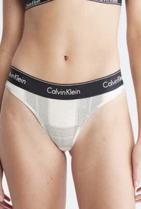 NWT Calvin Klein Women's(SMALL) MODERN COTTON HIGH LEG BRAZILLIAN QF5981-101 - Picture 1 of 6