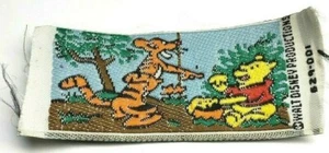 WINNIE THE POOH Walt Disney Productions Patch Embroidery Vintage NOS - Picture 1 of 3