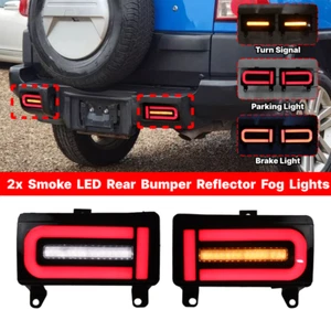For Toyota FJ Cruiser 2007-2022 LED Rear Bumper Reflector Fog Lamp Brake light - Picture 1 of 10