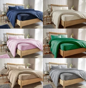 Teddyfleece Spannbettlaken weich warm & kuschelig Bettwäsche Laken oder Kissenbezüge - Bild 1 von 7